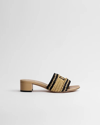 Dioriviera Dior Woven Heeled Slide