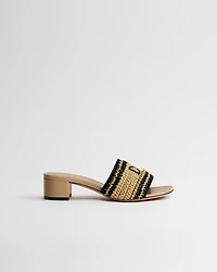 Dioriviera Dior Woven Heeled Slide
