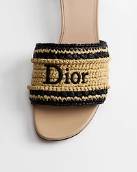 Dioriviera Dior Woven Heeled Slide