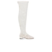 Naughtily-D Heeled Thigh Boot