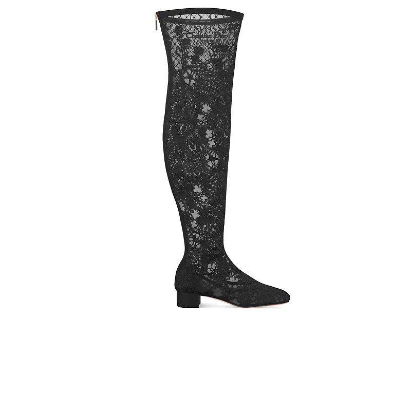 Naughtily-D Heeled Thigh Boot