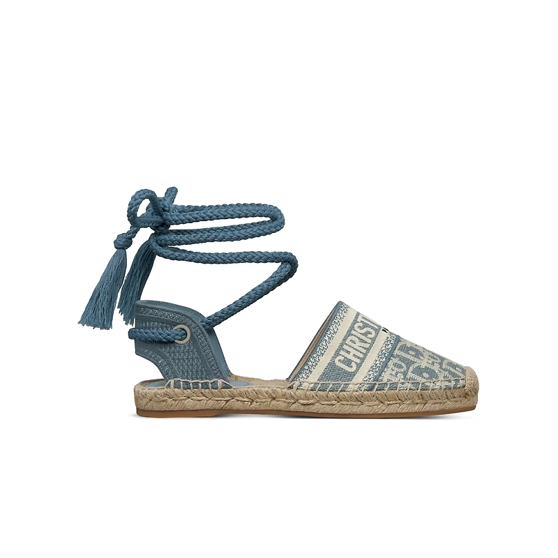 Dior Granville Lace-Up Espadrille