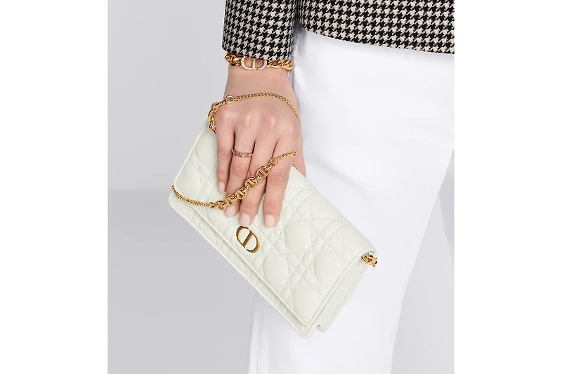 Dior Caro Pouch with Chain