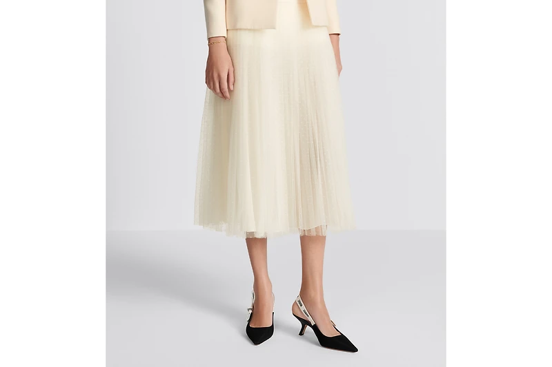 Mid-Length Pleated Skirt