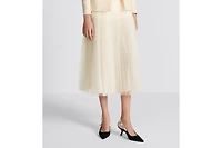 Mid-Length Pleated Skirt
