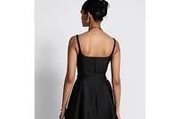 Flared Mid-Length Dress