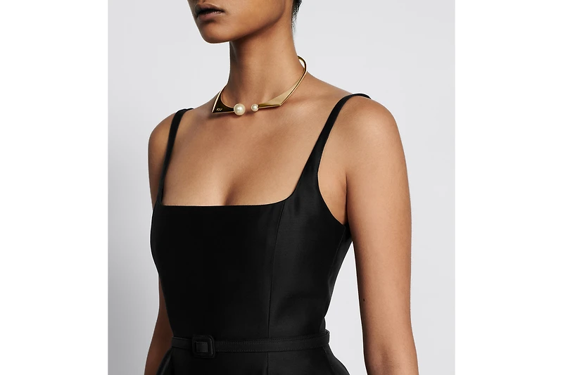 Flared Mid-Length Dress