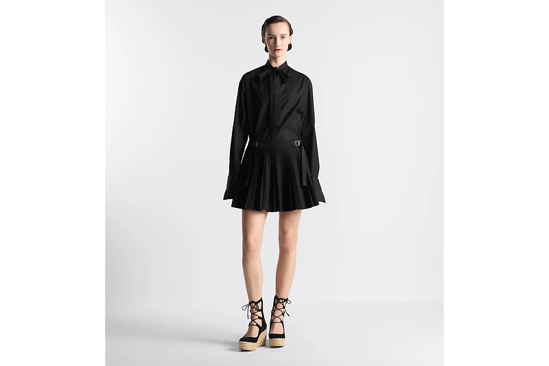 Pleated Miniskirt