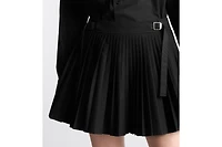 Pleated Miniskirt