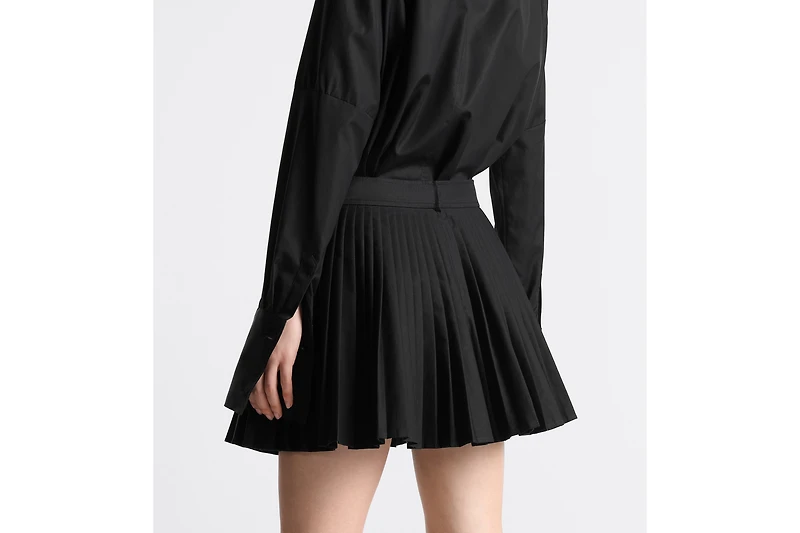Pleated Miniskirt
