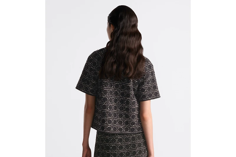 Macrocannage Short-Sleeved Jacket