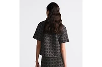 Macrocannage Short-Sleeved Jacket