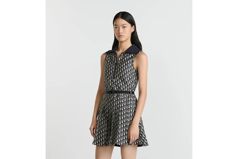 Pleated Short Dress