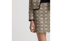 Macrocannage Miniskirt
