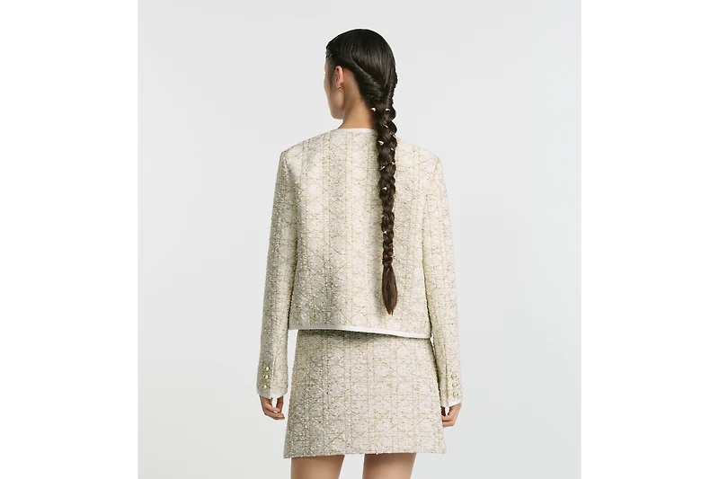 Dior Or Macrocannage Miniskirt