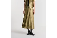 Dior Or Mid-Length Pleated Skirt