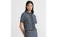 Short-Sleeved Cannage Jacket