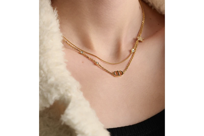 Petit CD Double Necklace