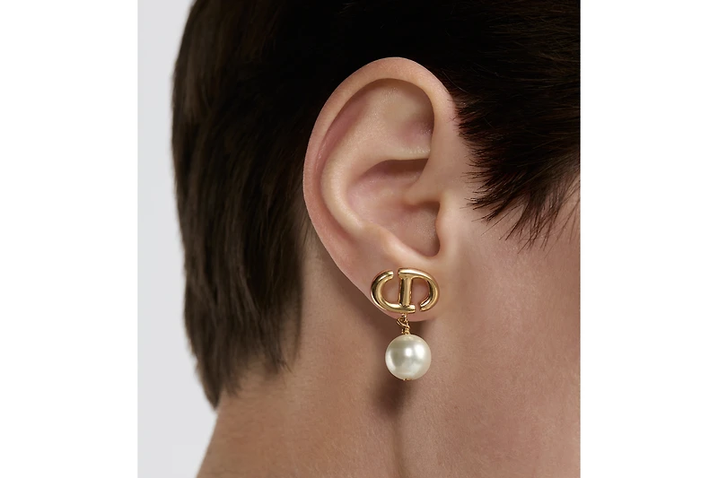 CD Navy Earrings