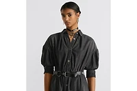 Flared Mid-Length Dress
