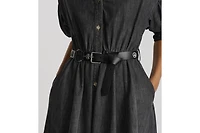Flared Mid-Length Dress
