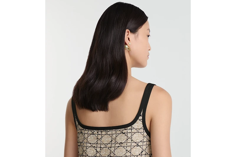Short Flared Cannage Dress