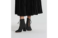 Naughtily-D Heeled Ankle Boot