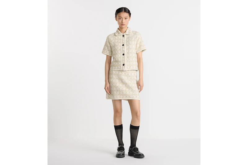 Dior Or Cannage Miniskirt