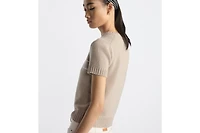 Short-Sleeved Sweater
