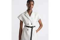 Mid-Length Belted Dress
