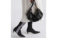 Medium D-Journey Bag in Crinkled Calfskin