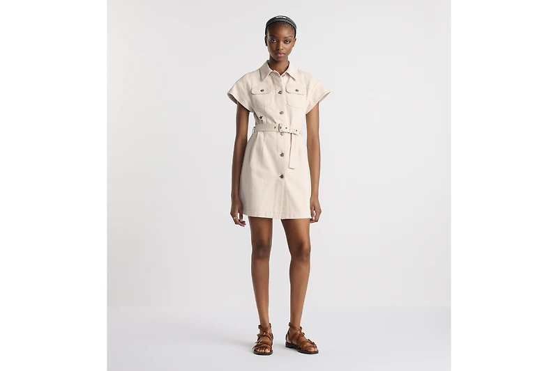 Short Belted Shirtdress