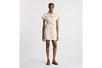Short Belted Shirtdress