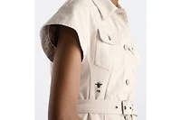 Short Belted Shirtdress