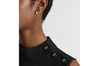 Short Dress with CD Buttons