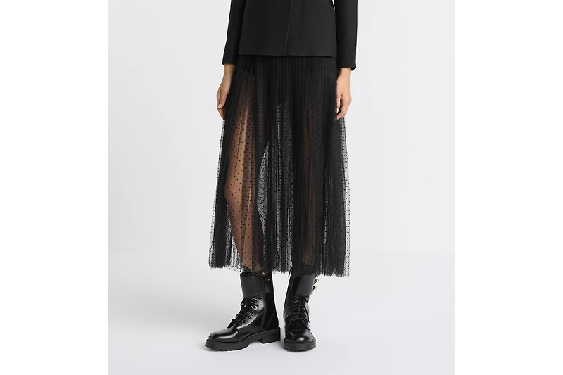 Mid-Length Pleated Skirt