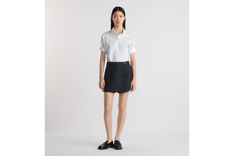 Blouse with Puff Sleeves