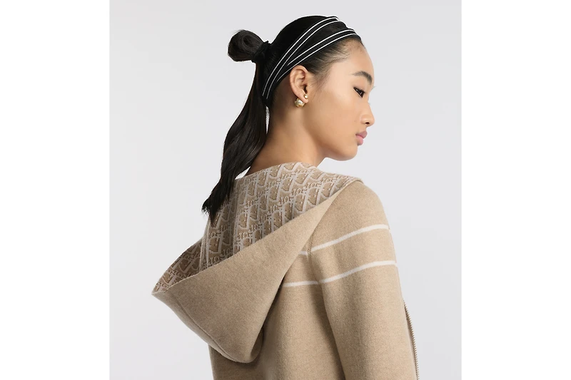 Reversible Zipped Cardigan with Hood
