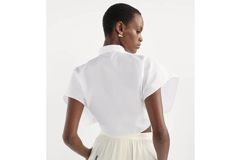 Dioriviera Tied Cropped Blouse