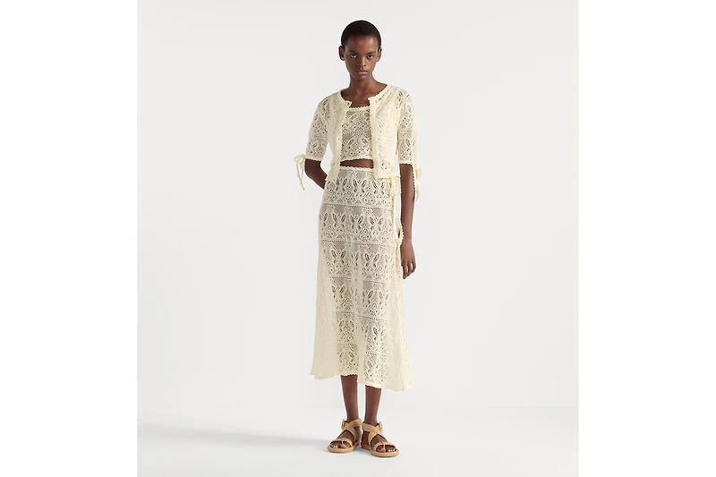 Dioriviera Mid-Length Flared Skirt