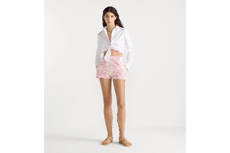 Dioriviera Tied Cropped Blouse