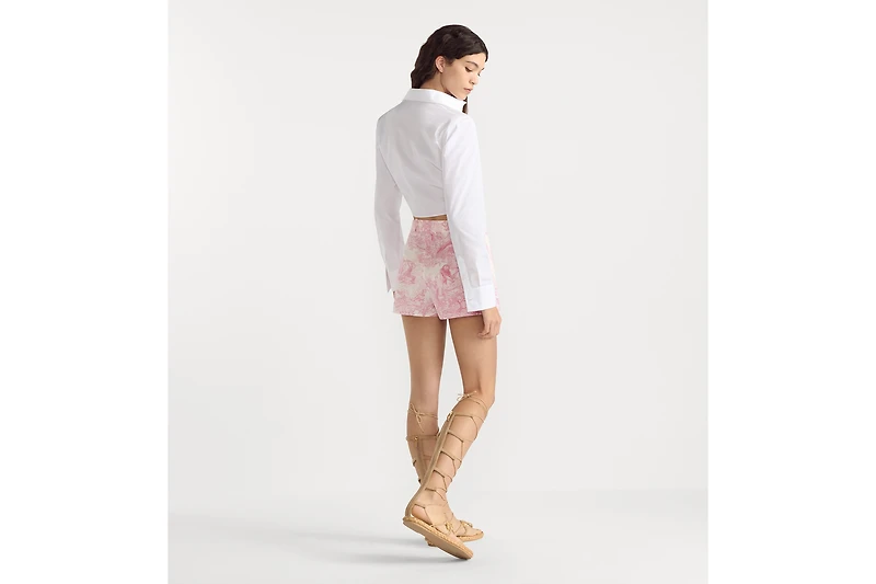 Dioriviera Tied Cropped Blouse