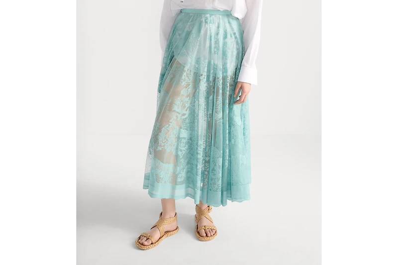 Dioriviera Mid-Length Flared Skirt