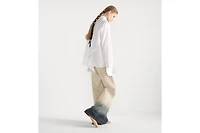 Blouse with Oblique Closure