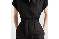 Mid-Length Belted Dress