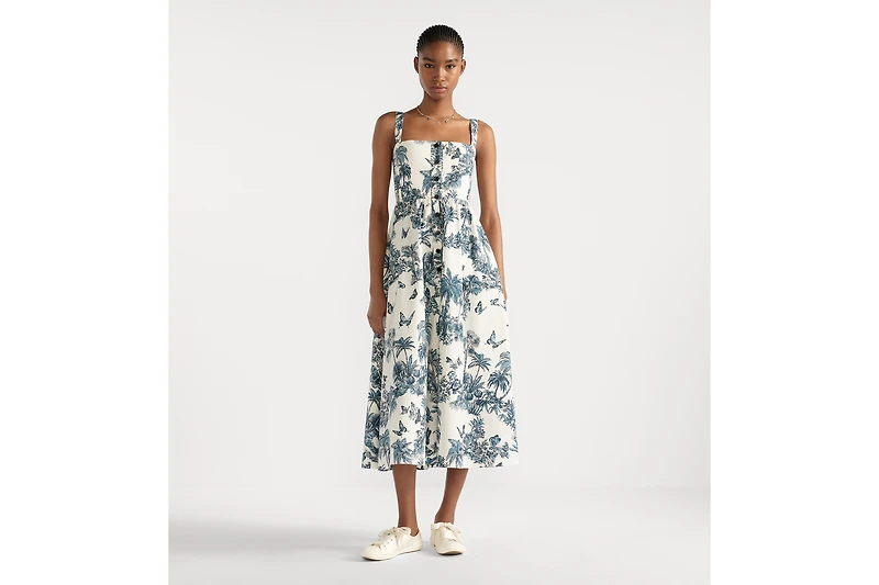 Dioriviera Mid-Length Flared Dress