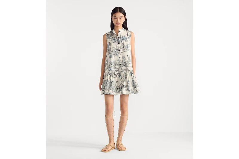 Dioriviera Straight Ruffled Dress