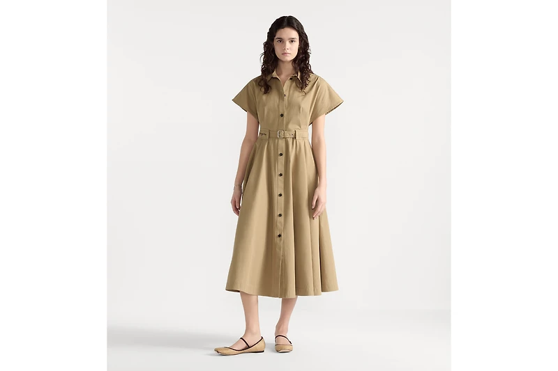 Dioriviera Mid-Length Belted Shirtdress