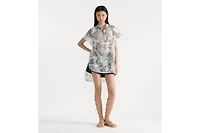 Dioriviera Long Blouse with Cap Sleeves