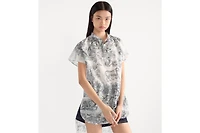 Dioriviera Long Blouse with Cap Sleeves